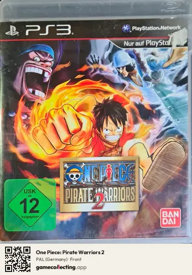 One Piece: Pirate Warriors 2 PlayStation 3, Germany box front
