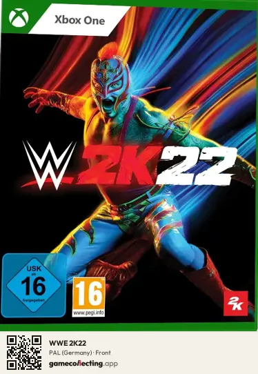 WWE 2K22 Xbox One, Germany box front