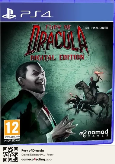 Fury of Dracula PlayStation 4, PAL box front