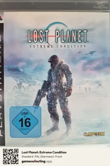 Lost Planet: Extreme Condition PlayStation 3, Germany box front