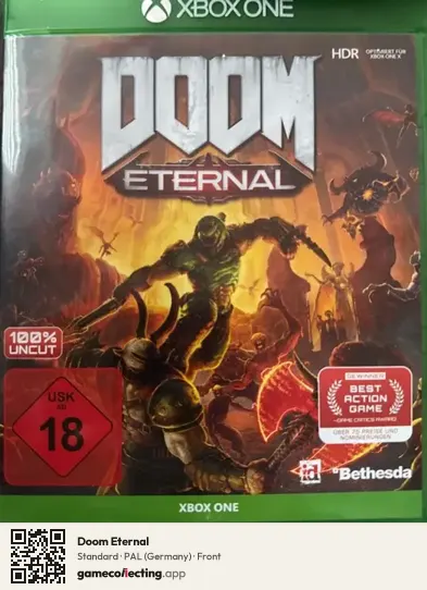 Doom Eternal Xbox One, Germany box front