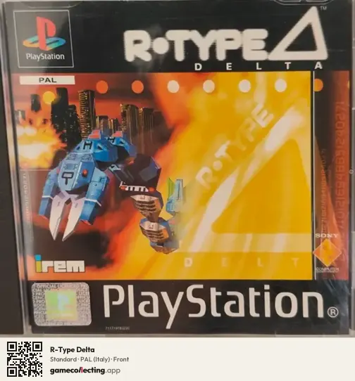 R-Type Delta PlayStation, Italy box front