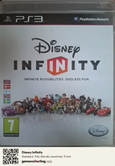 Disney Infinity PlayStation 3, Nordic countries box front
