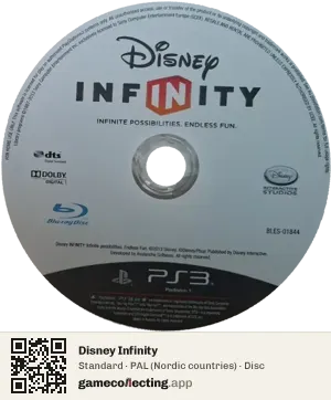 Disney Infinity PlayStation 3, PAL disc