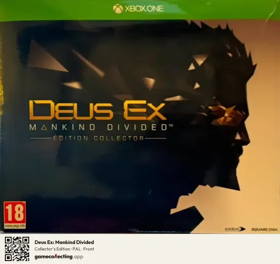 Deus Ex: Mankind Divided Xbox One, PAL box front