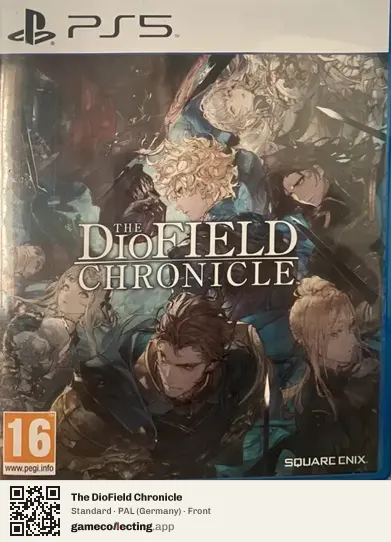 The DioField Chronicle PlayStation 5, Germany box front