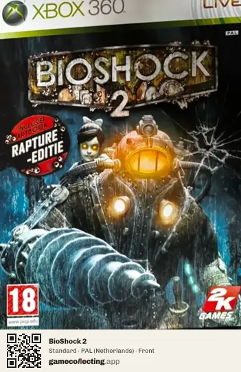 BioShock 2 Xbox 360, Netherlands box front