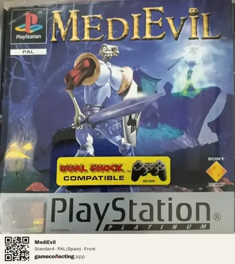 MediEvil PlayStation, Spain box front