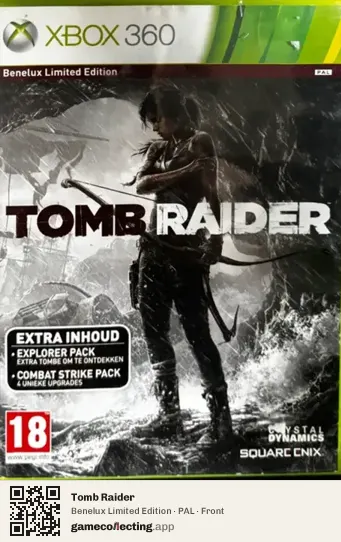 Tomb Raider Xbox 360, PAL box front