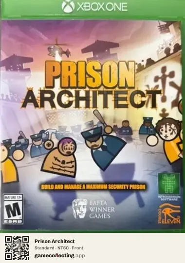 Prison Architect Xbox One, NTSC box front