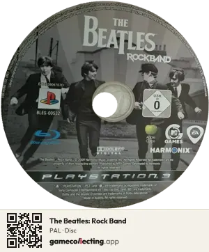 The Beatles: Rock Band PlayStation 3, PAL disc