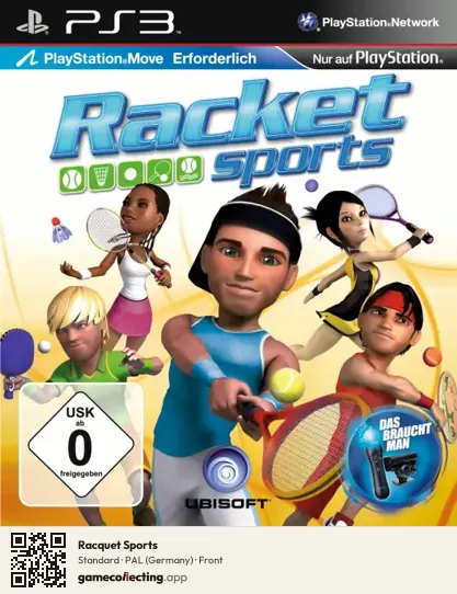 Racquet Sports PlayStation 3, Germany box front