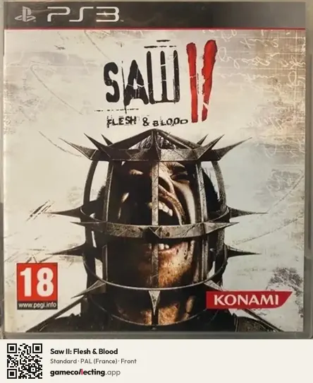 Saw II: Flesh & Blood PlayStation 3, France box front