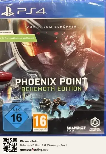 Phoenix Point PlayStation 4, Germany box front