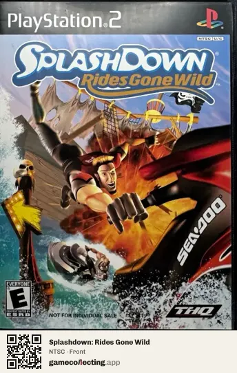 Splashdown: Rides Gone Wild PlayStation 2, NTSC box front