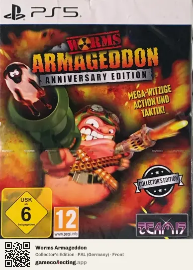 Worms Armageddon PlayStation 5, Germany box front