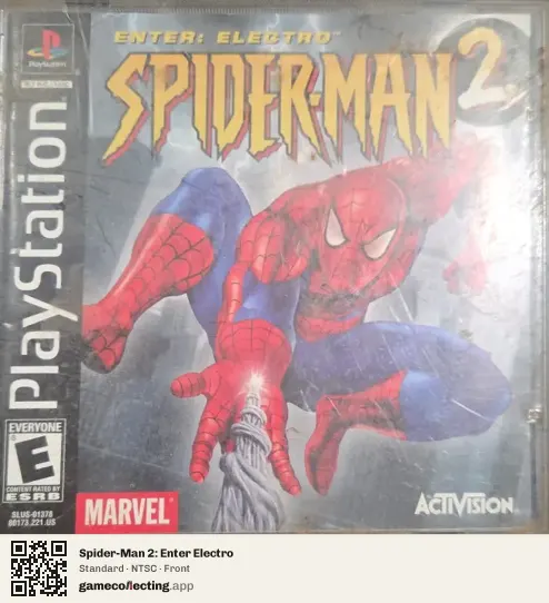 Spider-Man 2: Enter Electro PlayStation, NTSC box front