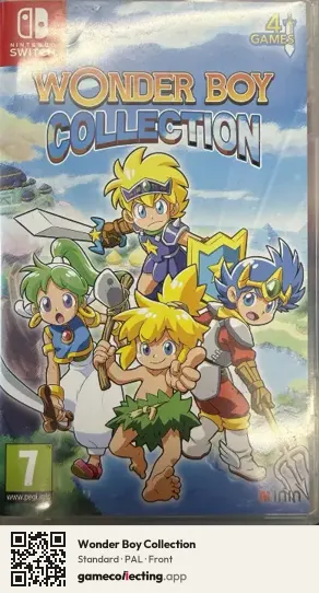 Wonder Boy Collection Nintendo Switch, PAL box front