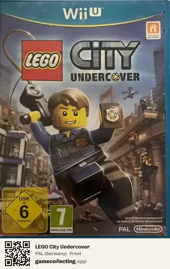 LEGO City Undercover Nintendo Wii U, Germany box front