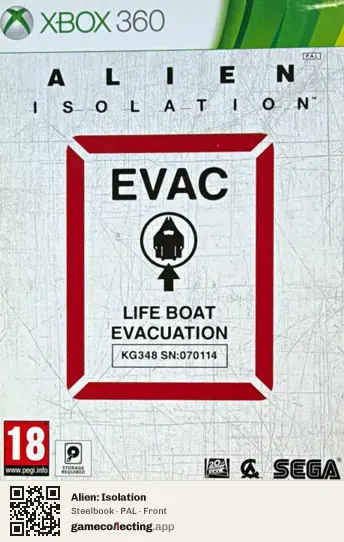 Alien: Isolation Xbox 360, PAL box front