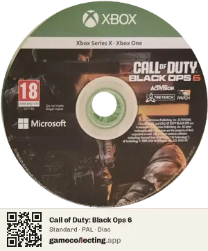 Call of Duty: Black Ops 6 Xbox Series X, PAL disc