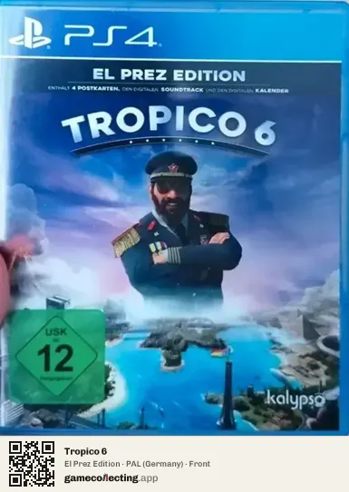 Tropico 6 PlayStation 4, Germany box front