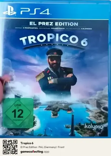 Tropico 6 PlayStation 4, Germany box front