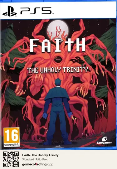 Faith: The Unholy Trinity PlayStation 5, PAL box front