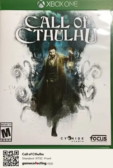 Call of Cthulhu Xbox One, NTSC box front