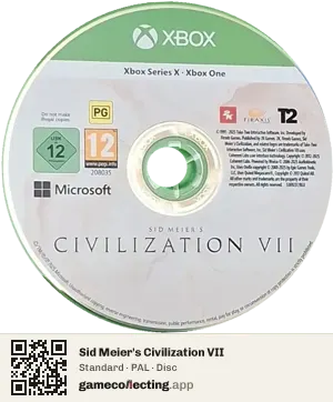 Sid Meier's Civilization VII Xbox Series X, PAL disc