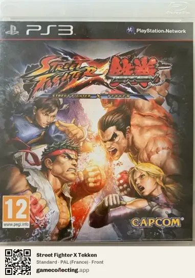 Street Fighter X Tekken PlayStation 3, France box front