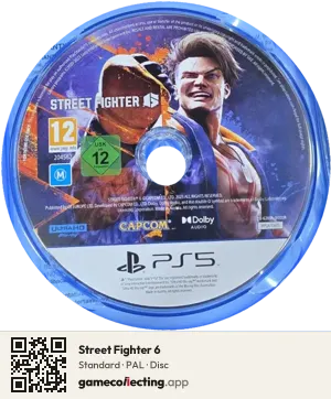 Street Fighter 6 PlayStation 5, PAL disc