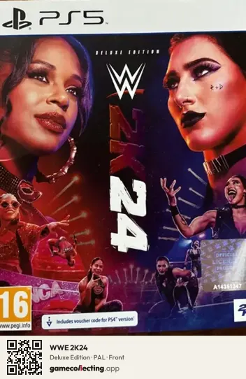 WWE 2K24 PlayStation 5, PAL box front