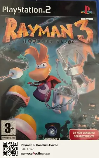 Rayman 3: Hoodlum Havoc PlayStation 2, PAL box front