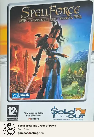SpellForce: The Order of Dawn Computer, PAL box front