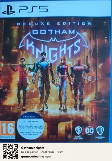 Gotham Knights PlayStation 5, France box front