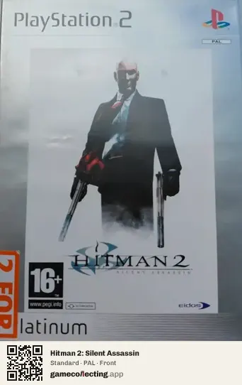Hitman 2: Silent Assassin PlayStation 2, PAL box front