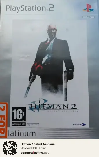 Hitman 2: Silent Assassin PlayStation 2, PAL box front