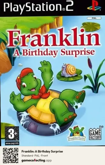 Franklin: A Birthday Surprise PlayStation 2, PAL box front