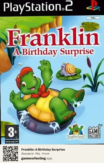 Franklin: A Birthday Surprise PlayStation 2, PAL box front