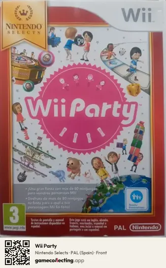 Wii Party Nintendo Wii, Spain box front