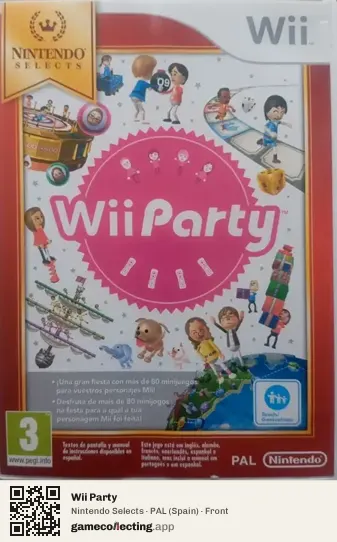 Wii Party Nintendo Wii, Spain box front