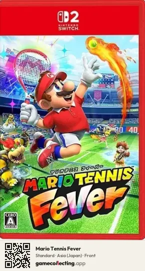 Mario Tennis Fever Nintendo Switch 2, Japan box front