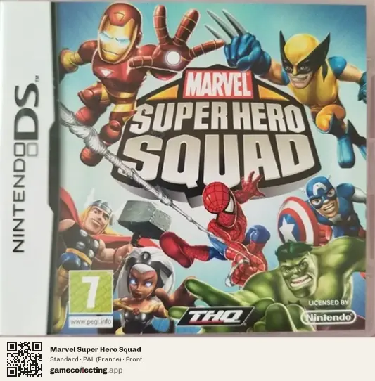 Marvel Super Hero Squad Nintendo DS, France box front