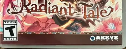 Radiant Tale, the ESRB box on its front
