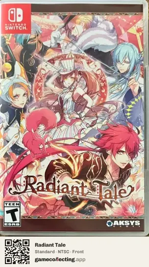 Radiant Tale Nintendo Switch, NTSC box front