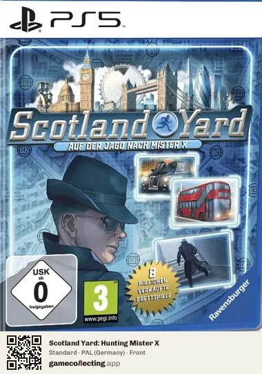 Scotland Yard: Hunting Mister X PlayStation 5, Germany box front
