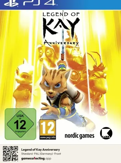 Legend of Kay Anniversary PlayStation 4, Germany box front