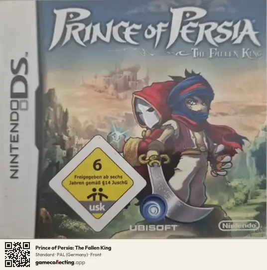 Prince of Persia: The Fallen King Nintendo DS, Germany box front