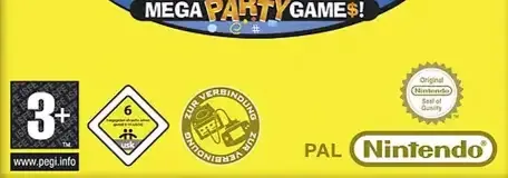 WarioWare, Inc.: Mega Party Game$!, the PEGI square on its front
